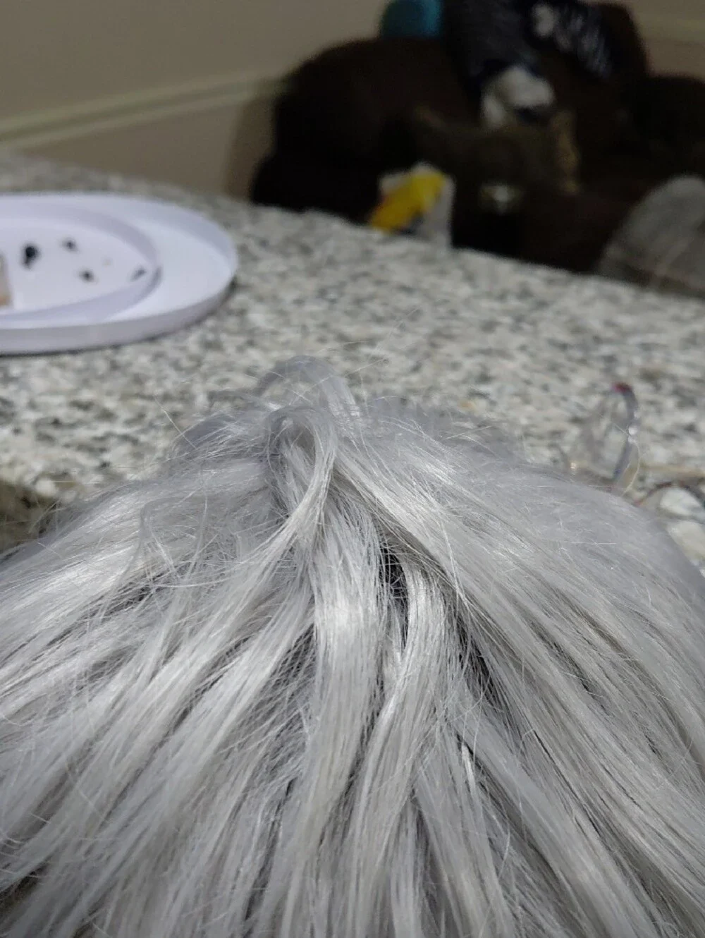 Short Silver Pixie Wig for Women - Unbranded